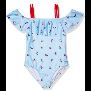 Tommy Hilfiger Girls One-Piece Swimsuit